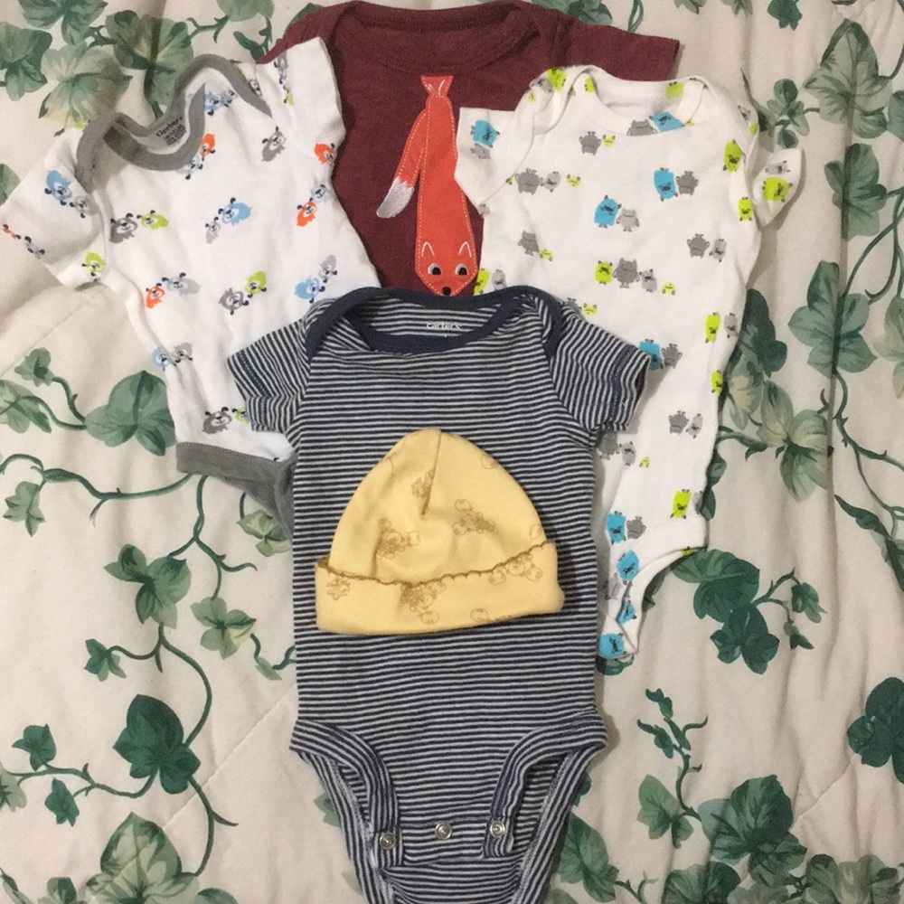 Onesies and hat